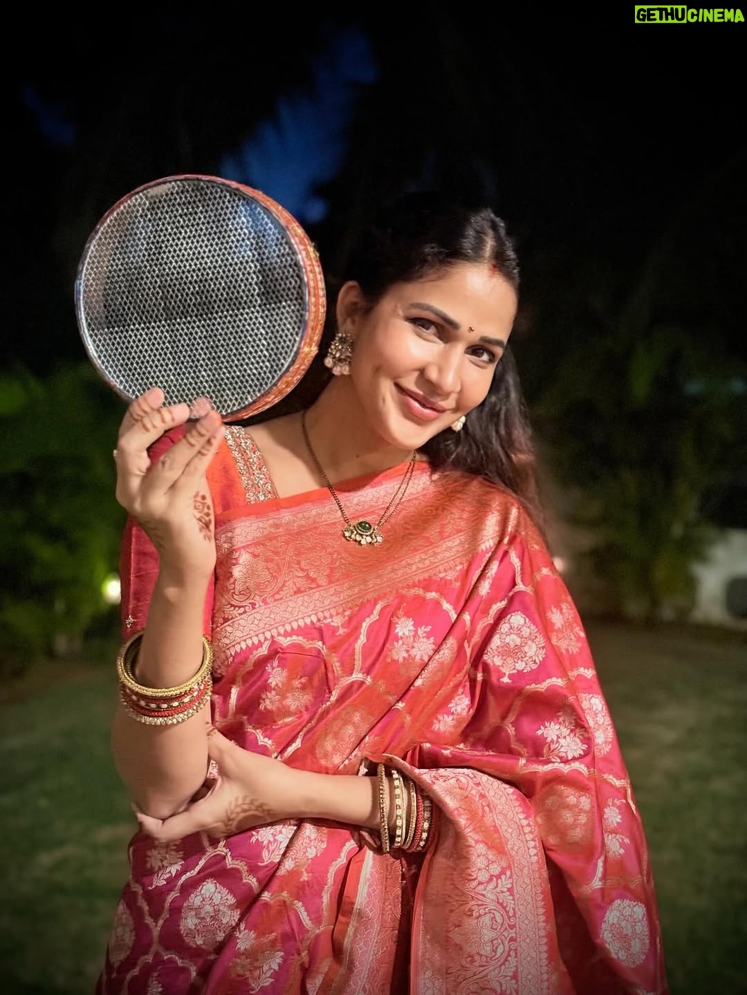 Lavanya Tripathi - 1 Million Likes - His love on my hands, our baby in my arms ..
This Karwa Chauth will forever stay close to my heart❤️ 🧿