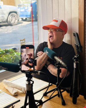 Lea DeLaria Instagram - HONEY! This week on Dinner’s On Me, actor, comedian, jazz singer, and one of my best friends for many many years, Lea DeLaria joins the show. Over enchiladas and rosé, Lea reflects on becoming the first openly gay comic on American television with her legendary “Arsenio Hall Show” set, to stealing scenes as Big Boo on Netflix’s 🧡 “Orange Is the New Black.” We revisit our nearly 30-year friendship, beginning with playing lovers 👩🏻❤️💋👨🏼in Shakespeare in the Park’s “On the Town,” and share some naughty behind-the-scenes stories from our time in the theater world together. Lea opens up about the pride and pressure of visibility in the ’90s 🏳️🌈, why OITNB resonated so deeply with butch women who finally saw themselves represented on screen, and how a joke she improvised one night on stage became the now-iconic “U-Haul lesbian”🚚 punchline. This episode was recorded at Little Owl in the West Village — also known to TV fans as the building from “Friends.” ☕️
Search “Dinner’s On Me” wherever you listen to podcasts or click the episode link in bio 💕
