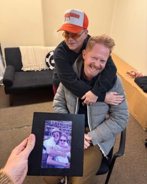 Lea DeLaria Instagram - HONEY! This week on Dinner’s On Me, actor, comedian, jazz singer, and one of my best friends for many many years, Lea DeLaria joins the show. Over enchiladas and rosé, Lea reflects on becoming the first openly gay comic on American television with her legendary “Arsenio Hall Show” set, to stealing scenes as Big Boo on Netflix’s 🧡 “Orange Is the New Black.” We revisit our nearly 30-year friendship, beginning with playing lovers 👩🏻❤️💋👨🏼in Shakespeare in the Park’s “On the Town,” and share some naughty behind-the-scenes stories from our time in the theater world together. Lea opens up about the pride and pressure of visibility in the ’90s 🏳️🌈, why OITNB resonated so deeply with butch women who finally saw themselves represented on screen, and how a joke she improvised one night on stage became the now-iconic “U-Haul lesbian”🚚 punchline. This episode was recorded at Little Owl in the West Village — also known to TV fans as the building from “Friends.” ☕️
Search “Dinner’s On Me” wherever you listen to podcasts or click the episode link in bio 💕