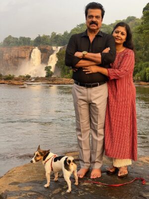 Leona Lishoy Instagram - Amma and Acha, over the years - 38 to be exact ❣️

Watching these two navigate life’s ups and downs has taught me so much. As their overly protective daughter, it’s taken me time to learn to trust their relationship and step back when needed. But seeing their bond grow stronger with each passing year fills my heart with joy. I’m grateful to be their child, and all the goodness in me is because of them. I love you both more than words can say. 
Happy 38, Amma and Acha! ❤️

PS- Mazhaye is Acha’s favourite romantic song