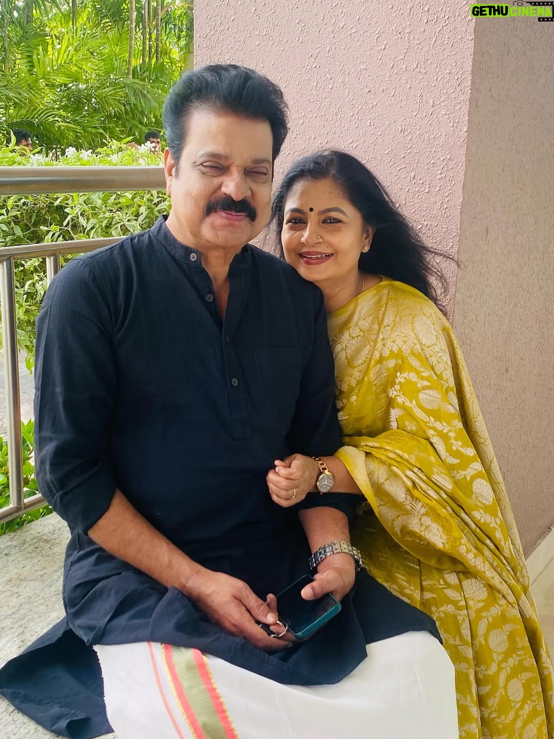 Leona Lishoy - 69K Likes - Amma and Acha, over the years - 38 to be exact ❣️

Watching these two navigate life’s ups and downs has taught me so much. As their overly protective daughter, it’s taken me time to learn to trust their relationship and step back when needed. But seeing their bond grow stronger with each passing year fills my heart with joy. I’m grateful to be their child, and all the goodness in me is because of them. I love you both more than words can say. 
Happy 38, Amma and Acha! ❤️

PS- Mazhaye is Acha’s favourite romantic song