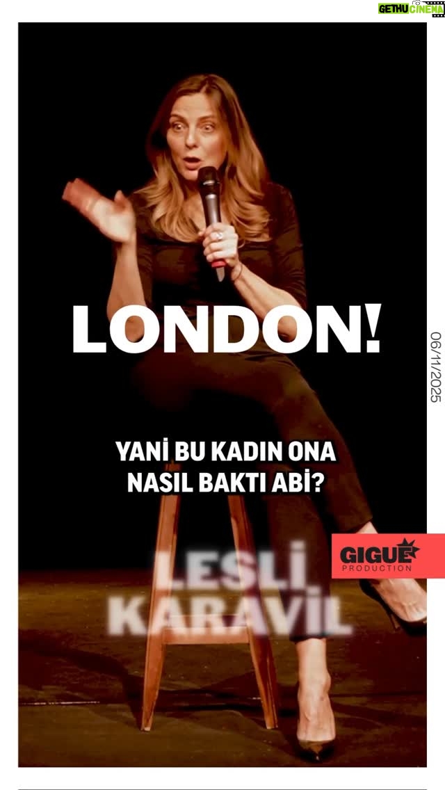 Lesli Karavil - 1.5K Likes - Sharp, fearless, and hilarious Lesli Karavil brings her Turkish comedy to London! Relationships, TV chaos, escape plans… nothing is off limits.

November 6 | @richmixlondon
Tickets @gotobeat.live
.
.
.
#LesliKaravil #StandUpComedy #LondonComedy #RichMixLondon #GigueProduction #ComedyNightLondon #LiveComedy #StandUpLondon #turkishcomediworld