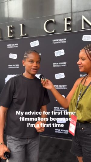 Letitia Wright Instagram - Ahead of the North America premiere of HIGHWAY TO THE MOON, we asked director @letitiawright what advice she would give to other first time filmmakers.