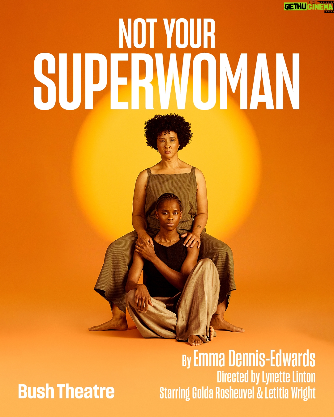 Letitia Wright - 20.8K Likes - Prepare to be obsessed. 

Here's a first look at Letitia Wright and Golda Rosheuvel in stunning new imagery for NOT YOUR SUPERWOMAN 🧡

Due to unprecedented demand, the limited run has been extended until 1 Nov.

Starring @goldarosheuvel (Bridgerton) and @letitiawright (Black Panther), Not Your Superwoman is a new play written and created by @whatemmadidnext and directed and created by @lynettelinton1 (Shifters).

6 Sep - 1 Nov | 🎟️ link in bio

Photo by @courtneynp 
Art direction by @edtheakston93 
Design by @dougkerrrrr 
Make-up by @makeupbyemmam 
Gaffer @toyin.jpeg
Retoucher @harveyaraja

This production is generously supported by Charles Holloway OBE, Eleanor Lloyd Productions and Eilene Davidson Productions.

[formerly known as Superwoman Schema]