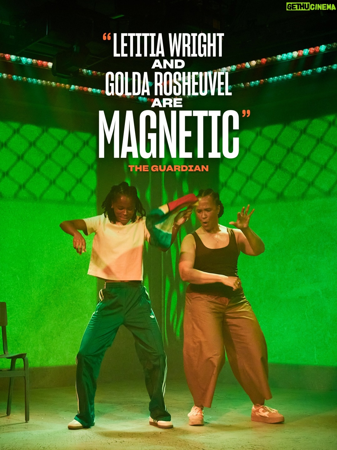 Letitia Wright - 10.2K Likes - "Letitia Wright and Golda Rosheuvel shine" (The Times) in Not Your Superwoman 💫

First reviews are in - and it's "Another hit for the Bush" (Broadway World). This world premiere is "perceptive, touching and often very funny” (London Theatre) and has had audiences on their feet every night.

Not Your Superwoman runs until 1 Nov. The run is sold out: you can get Rush seats on the day via the @todaytix app 🧡

Photography by @richlakos

Set & Costume Design by @alexxberry 
Lighting design by @jai.morjaria 
Video design by @gricg