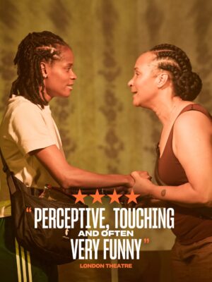 Letitia Wright Instagram - "Letitia Wright and Golda Rosheuvel shine" (The Times) in Not Your Superwoman 💫

First reviews are in - and it's "Another hit for the Bush" (Broadway World). This world premiere is "perceptive, touching and often very funny” (London Theatre) and has had audiences on their feet every night.

Not Your Superwoman runs until 1 Nov. The run is sold out: you can get Rush seats on the day via the @todaytix app 🧡

Photography by @richlakos

Set & Costume Design by @alexxberry 
Lighting design by @jai.morjaria 
Video design by @gricg