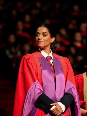 Lilly Singh Instagram - I am Dr. Singh 👩🏽‍⚕️👩🏽‍🎓

Words can’t even begin to describe what an immense honour it is to receive a doctorate from my very own @yorkuniversity. I’m truly having a hard time processing it.

When I started my career in entertainment, I was terrified. Terrified of whether I’d make something of myself… and even more terrified of whether I’d make my parents proud. We’ve all heard the stereotype about Brown parents wanting their kids to be a doctor, lawyer, or engineer, and let’s be honest, it’s usually true. But that’s because, to them, those paths represented stability. And at the end of the day, all parents really want is for their kids to be safe and able to make a living.

I went against the grain in every possible way. But the universe has a wild sense of humour… because somehow, this path led me to bring home a PhD after all.

I’m so grateful I could give them this moment after everything they’ve given me.

God is great 🙏🏽

When you see me on the streets, please refer to me as Dr. Daddy Singh.
