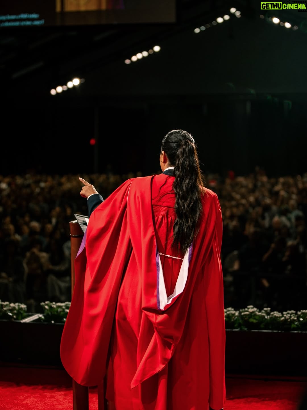 Lilly Singh - 353.2K Likes - I am Dr. Singh 👩🏽‍⚕️👩🏽‍🎓

Words can’t even begin to describe what an immense honour it is to receive a doctorate from my very own @yorkuniversity. I’m truly having a hard time processing it.

When I started my career in entertainment, I was terrified. Terrified of whether I’d make something of myself… and even more terrified of whether I’d make my parents proud. We’ve all heard the stereotype about Brown parents wanting their kids to be a doctor, lawyer, or engineer, and let’s be honest, it’s usually true. But that’s because, to them, those paths represented stability. And at the end of the day, all parents really want is for their kids to be safe and able to make a living.

I went against the grain in every possible way. But the universe has a wild sense of humour… because somehow, this path led me to bring home a PhD after all.

I’m so grateful I could give them this moment after everything they’ve given me.

God is great 🙏🏽

When you see me on the streets, please refer to me as Dr. Daddy Singh.