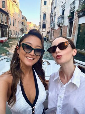 Lily Collins Instagram - And that’s another wrap on @emilyinparis… Here’s to five seasons of friendship turned sisterhood — Venice, Paris, Rome, anywhere is home with you by my side. Incredibly grateful for our Emily family and so extremely proud of what we all created together this year. Arrivederci 'til December 18!…