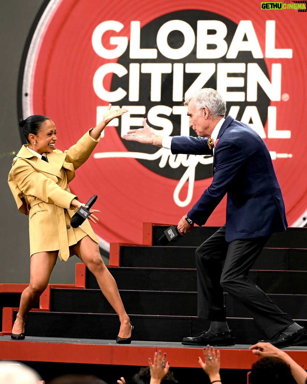 Liza Koshy - 338.6K Likes - SCIENCE RULES 🥹 and GOALS ACHIEVED 🌍 TO END GLOBAL POVERTY with @glblctzn • Co-hosting the GCFestival is an absolute honor & is the most joyful restoration of my hope & soul battery. Thank you @hughcevans for your beautiful leadership and thank you @billnye for passionately empowering us through every age… Cheers, to the work done & all the more to come.