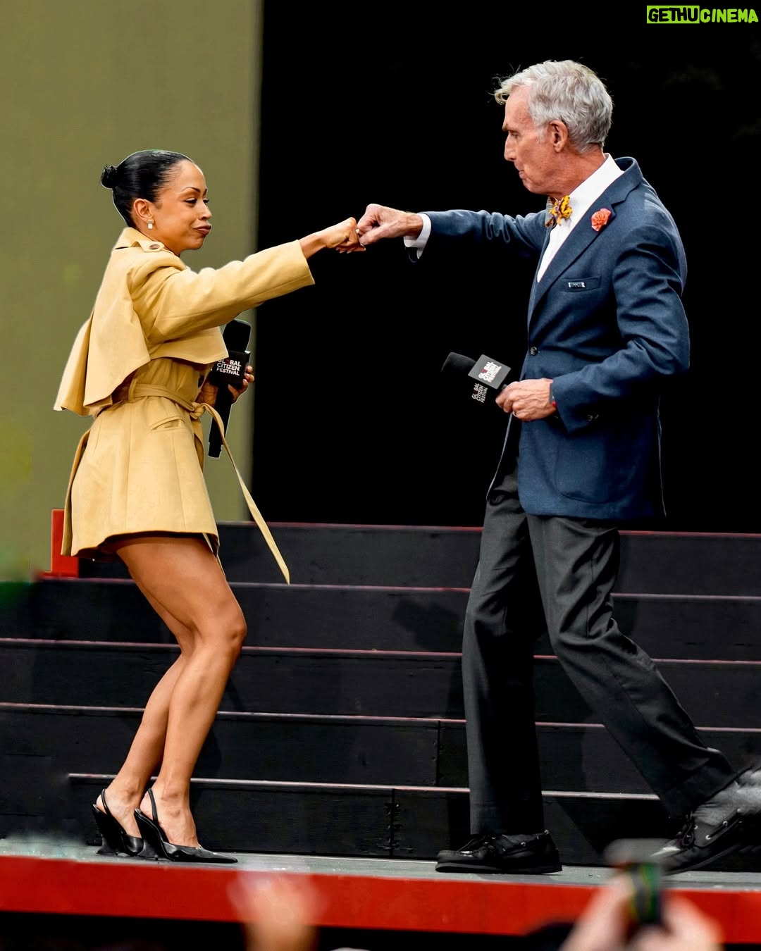 Liza Koshy - 338.6K Likes - SCIENCE RULES 🥹 and GOALS ACHIEVED 🌍 TO END GLOBAL POVERTY with @glblctzn • Co-hosting the GCFestival is an absolute honor & is the most joyful restoration of my hope & soul battery. Thank you @hughcevans for your beautiful leadership and thank you @billnye for passionately empowering us through every age… Cheers, to the work done & all the more to come.