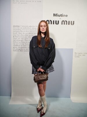 Lola Tung Instagram - celebrating MIUTINE by @miumiu at the Miutine club last night 😘
#miutinebydefinition #miumiubeauty