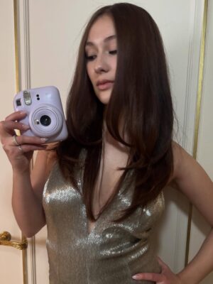 Lola Tung Instagram - end of summer festivities 🩵🥂 #instaxpartner #shotoninstax