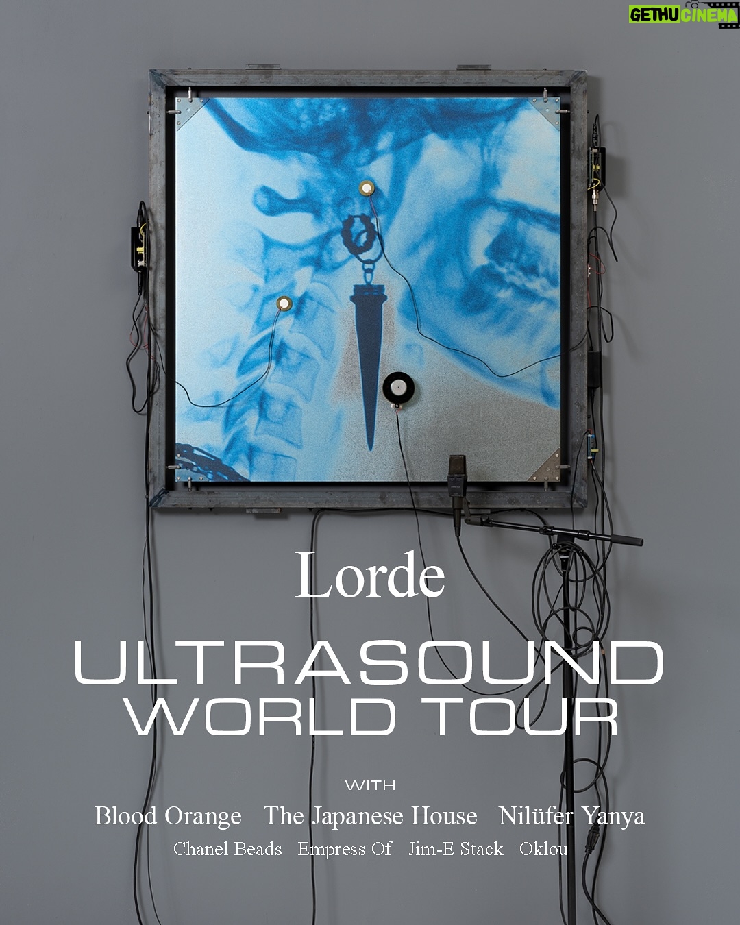 Lorde - 606.3K Likes - Ultrasound ——— I am going on tour in support of my new album, Virgin. Very proud and excited to be bringing my most talented friends in support. Tickets on sale May 16, pre-sale May 14. Come see what’s under the skin. 𝑳ĿŁု⑷♶✬ ㉘ ⨃ꤔꢺ⫡ ⸉ 
ⴹ ⵖ ⴱ