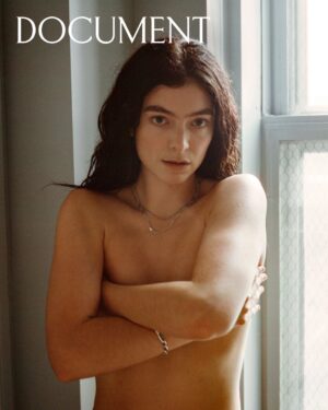 Lorde Instagram - Hanging out with Martine for @documentjournal