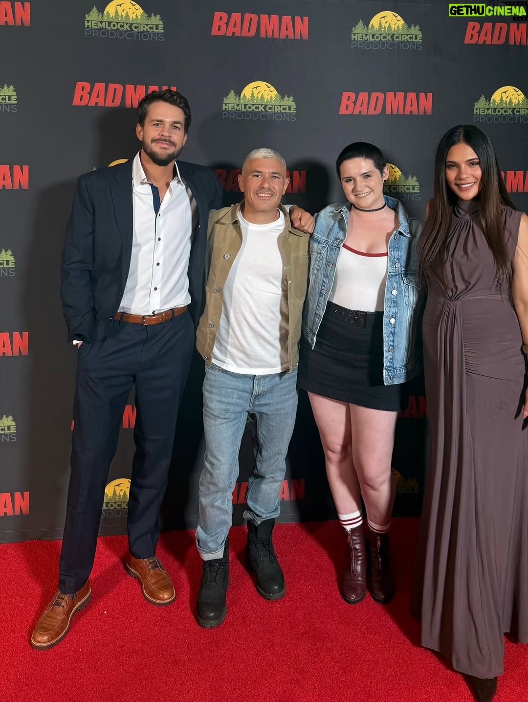 Lovi Poe - 63.7K Likes - Finally got to watch Bad Man for the first time since we filmed it—and wow, I couldn’t stop laughing! 😂 Such a trip seeing it all come together on screen. It also felt good to reunite with everyone and to share this private screening with the cast, crew, and friends who came to support. Grateful, always. ♥️ Hope you guys enjoy it as much as we did making it. You can catch it now on Apple TV!

P.S. We miss you, Chance 🕊️

#BadManMovie @badmanthemovie