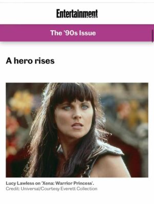 Lucy Lawless Instagram - Wow! Thanks to @mekishana Pierre for this really cool new form of article. She’s cut it together like a documentary. Fantastic. I especially love the quotes from Bruce Campbell @shemp_malone #xena

link in bio to full article