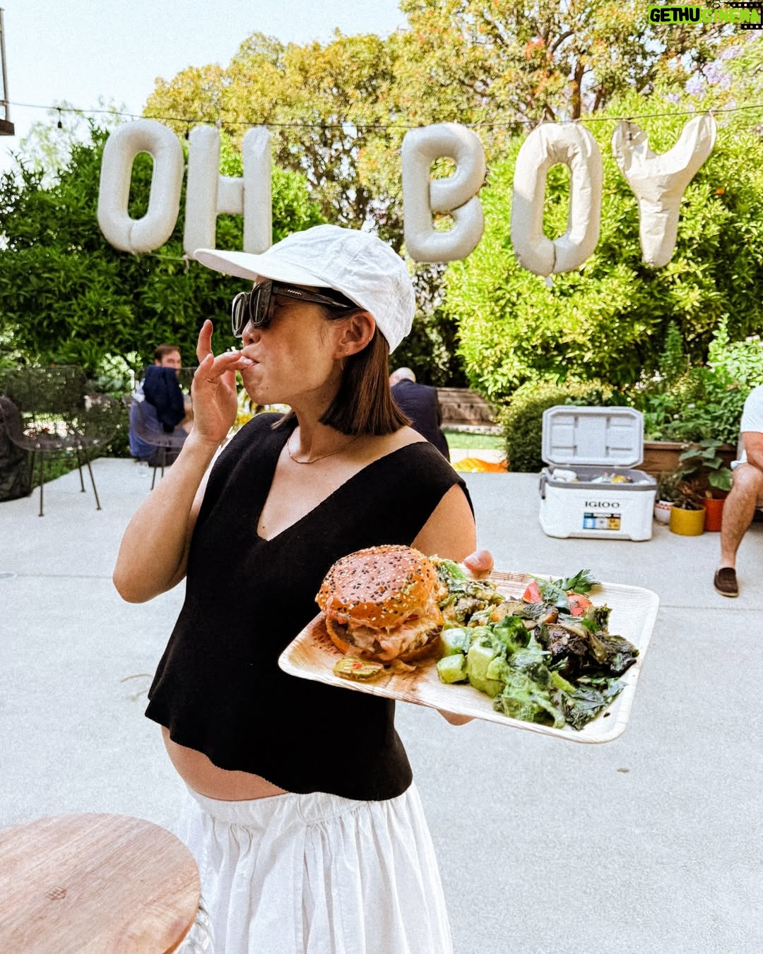 Lulu Wang - 3.6K Likes - OH BOY. Snapshots from the Wang-Jenkins baby shower, a lovely afternoon of given and chosen family. @chaunceywangjenkins’ baby brother is a lucky boy to be brought into this world surrounded by such a loving community. Love to you both, @thumbelulu and @bandrybarry ❤️
