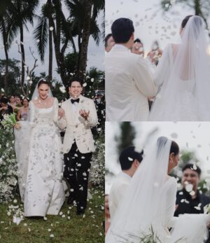Luna Maya Instagram - In the garden of promises, we bloomed as one #ceremony #TheReception 🌸
📸: @derai.studio
Wedding Planner @paper_diamonds
Show Management @innazcommunique
Wedding venue @comoshambhalaestate
Decorator @tearosewedding
Sound & Lighting @focusproind
-
Principal Photographer & Videographer @derai.studio
Photographer & Videogarpher @iluminen
Photographer @bramsky.bramsky
Content Creation @by_avera @mv.behindthewed
-
Wedding cake @butter_bali
Stationery Designer & Illustrator @kurniawanhowijaya
Invitation printing @new.fanda.print
RSVP Management @undangin_com
-
Styled by: @astecat @bimopermadi
Asst Stylist: @lionardychoky
Ceremony Dress @yeftagunawan
Dinner dress @yeftagunawan
After party dress @jeffrytan
Luna’s Jewellry @bvlgari
Luna’s make-up @archangelachelsea
Luna’s hair @kieferlippens
Luna’s shoes @rococostore @christianlouboutin @jimmychoo
Maxime shoes @christianlouboutin
Maxime make up @ryanogilvy @rhaydavid
Maxime hair do @ranggayusuf
Maxime Jewelry @franknco_id
Groomsmen attire @wonghangtailor
Groomsmen Suit @samuelwongso
Groomsmen hair do @krisna_endi
Bridesmaids makeup @cokistrimirah @andychunmakeup @victoria_makeupatelier
Bridesmaid fabric by @the.designerworkshop
Bridesmaid hair do @krisna_endi @ine_hairdo_bali
Skincare prep set @hannaglow.official
Mineral water brides & grooms @jiwaterartesian
-
Entertainment
@luxevoirid
@orangeproductionasia
@phoneafriend.co
@rollportraits
@akustikaentertainment.id
#MOONtotheMAX #LUNAdicintaiMAXIMal
