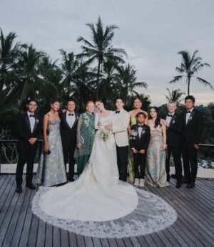 Luna Maya Instagram - In the garden of promises, we bloomed as one #ceremony #TheReception 🌸
📸: @derai.studio
Wedding Planner @paper_diamonds
Show Management @innazcommunique
Wedding venue @comoshambhalaestate
Decorator @tearosewedding
Sound & Lighting @focusproind
-
Principal Photographer & Videographer @derai.studio
Photographer & Videogarpher @iluminen
Photographer @bramsky.bramsky
Content Creation @by_avera @mv.behindthewed
-
Wedding cake @butter_bali
Stationery Designer & Illustrator @kurniawanhowijaya
Invitation printing @new.fanda.print
RSVP Management @undangin_com
-
Styled by: @astecat @bimopermadi
Asst Stylist: @lionardychoky
Ceremony Dress @yeftagunawan
Dinner dress @yeftagunawan
After party dress @jeffrytan
Luna’s Jewellry @bvlgari
Luna’s make-up @archangelachelsea
Luna’s hair @kieferlippens
Luna’s shoes @rococostore @christianlouboutin @jimmychoo
Maxime shoes @christianlouboutin
Maxime make up @ryanogilvy @rhaydavid
Maxime hair do @ranggayusuf
Maxime Jewelry @franknco_id
Groomsmen attire @wonghangtailor
Groomsmen Suit @samuelwongso
Groomsmen hair do @krisna_endi
Bridesmaids makeup @cokistrimirah @andychunmakeup @victoria_makeupatelier
Bridesmaid fabric by @the.designerworkshop
Bridesmaid hair do @krisna_endi @ine_hairdo_bali
Skincare prep set @hannaglow.official
Mineral water brides & grooms @jiwaterartesian
-
Entertainment
@luxevoirid
@orangeproductionasia
@phoneafriend.co
@rollportraits
@akustikaentertainment.id
#MOONtotheMAX #LUNAdicintaiMAXIMal