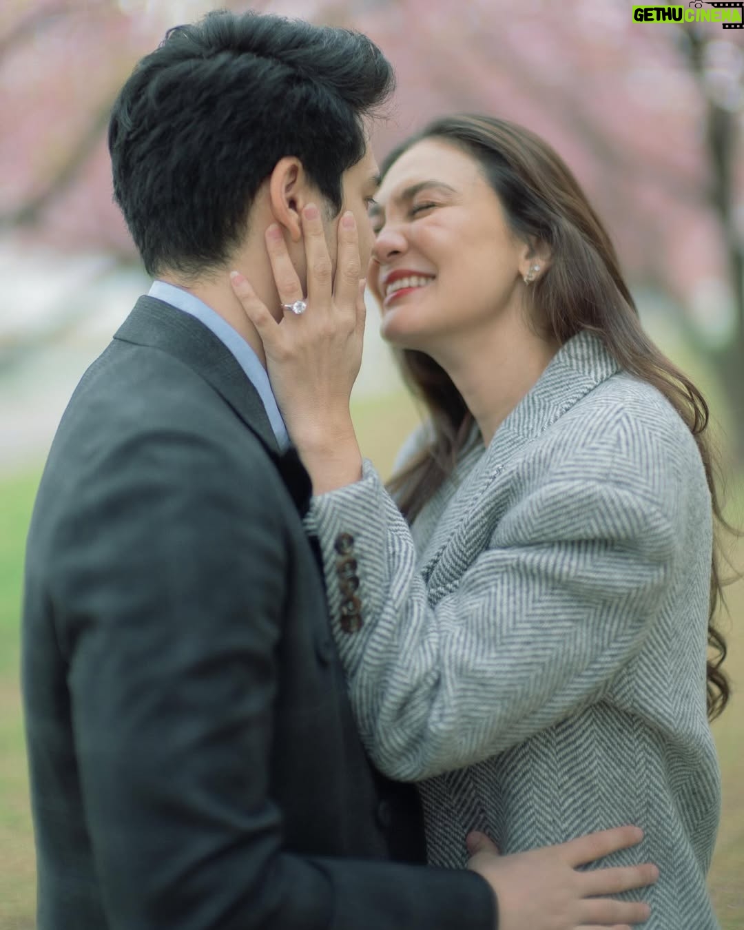 Luna Maya - 2.2 Million Likes - With a heart overflowing with love, I say YES—to you, to this beautiful journey we’re writing together, to forever.🌸🤍💚 

Thank you @derai.studio for catching our moments 🥰