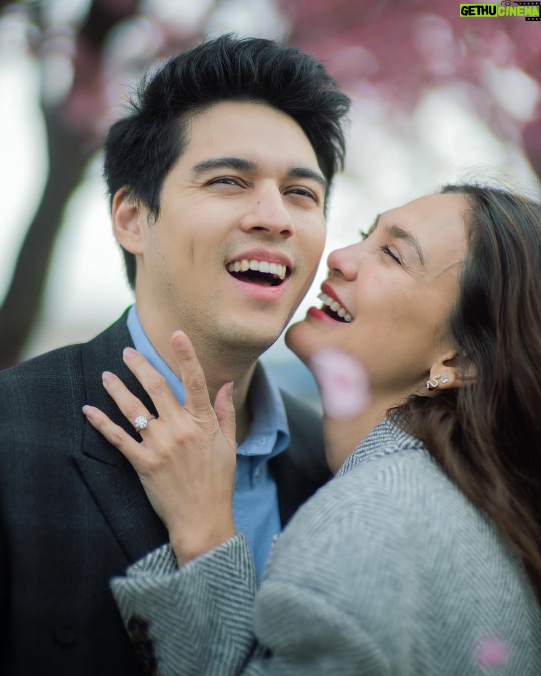Luna Maya - 2.2 Million Likes - With a heart overflowing with love, I say YES—to you, to this beautiful journey we’re writing together, to forever.🌸🤍💚 

Thank you @derai.studio for catching our moments 🥰