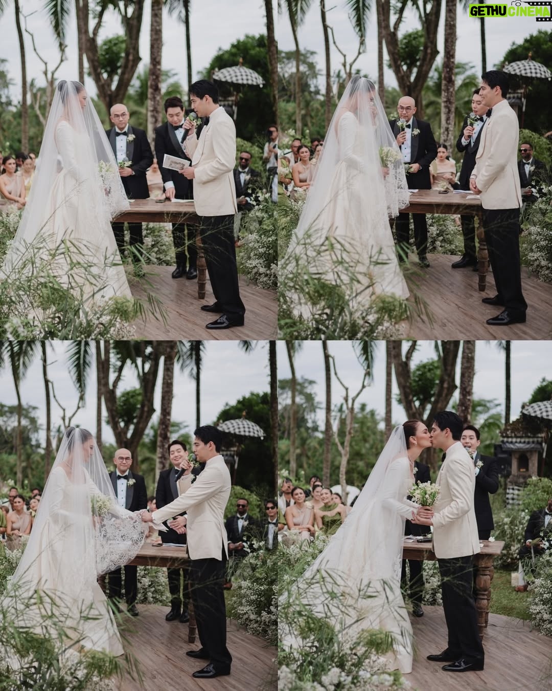 Luna Maya - 795.9K Likes - In the garden of promises, we bloomed as one #ceremony #TheReception 🌸

📸: @derai.studio 

Wedding Planner @paper_diamonds
Show Management @innazcommunique
Wedding venue @comoshambhalaestate
Decorator @tearosewedding
Sound & Lighting @focusproind
-
Principal Photographer & Videographer @derai.studio
Photographer & Videogarpher @iluminen
Photographer @bramsky.bramsky
Content Creation @by_avera @mv.behindthewed
- 
Wedding cake @butter_bali
Stationery Designer & Illustrator @kurniawanhowijaya 
Invitation printing @new.fanda.print
RSVP Management @undangin_com
-
Styled by: @astecat @bimopermadi
Asst Stylist: @lionardychoky 
Ceremony Dress @yeftagunawan
Dinner dress @yeftagunawan
After party dress @jeffrytan
Luna’s Jewellry @bvlgari 
Luna’s make-up @archangelachelsea
Luna’s hair @kieferlippens
Luna’s shoes @rococostore @christianlouboutin @jimmychoo
Maxime shoes @christianlouboutin
Maxime make up @ryanogilvy @rhaydavid
Maxime hair do @ranggayusuf
Maxime Jewelry @franknco_id
Groomsmen attire @wonghangtailor
Groomsmen Suit @samuelwongso

Groomsmen hair do @krisna_endi 
Bridesmaids makeup @cokistrimirah @andychunmakeup @victoria_makeupatelier 
Bridesmaid fabric by @the.designerworkshop 
Bridesmaid hair do @krisna_endi @ine_hairdo_bali 

Skincare prep set @hannaglow.official
Mineral water brides & grooms @jiwaterartesian
- 
Entertainment 
@luxevoirid
 @orangeproductionasia
@phoneafriend.co
@rollportraits
@akustikaentertainment.id

#MOONtotheMAX #LUNAdicintaiMAXIMal