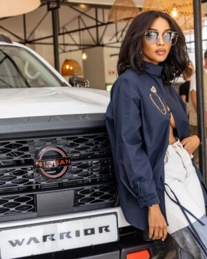 Lunathi Mampofu Instagram - Invited to the launch of the new Nissan Warrior SUV, and it’s everything you’d want in a ride, powerful, stylish, and built for adventure! The perfect match for my lifestyle. So ready to take on any road with confidence! #NissanWarrior #NextLevelDriving @nissansa