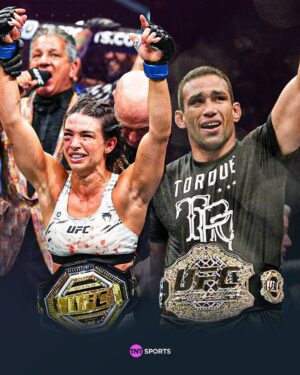 Mackenzie Dern Instagram - Mackenzie Dern has joined Fabrício Werdum as the only two fighters ever to win:
A UFC title 🏆
An ADCC world title 🇦🇪
And IBJJF black-belt world championships both with and without gi 🥋
A true trailblazer for Brazilian Jiu-Jitsu in MMA 👊 #UFC321