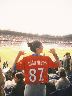 Madalena Aragão Instagram - Parc des Princes ❤️💙 (de mon prince 😌)