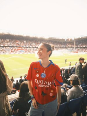 Madalena Aragão Instagram - Parc des Princes ❤️💙 (de mon prince 😌)