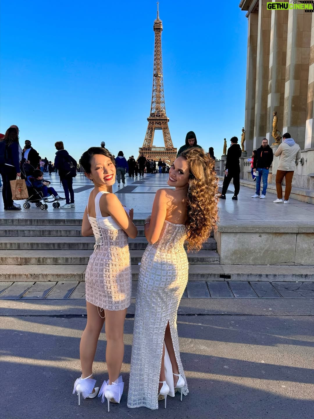 Madison Pettis - 1 Million Likes - The Wrong Paris is the #1 movie worldwideeee on @netflix this week!! So happy you guys are enjoying the film 🥹 Filming in Paris was an experience I will never forget. Twas not a green screen ✨ Merci beaucoup to all the cast & crew ♥️