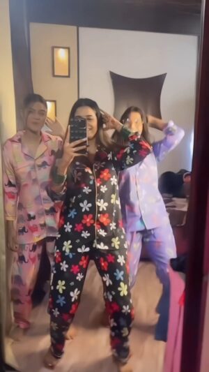 Mahi Khan Instagram - overacting🤣😂Dola Re 
Nighty By @clozena 

#allykhan #allykhan623 #allyfam #instagram #explorepage #reelsinstagram #bff#bestfriends #friendship #friendshipgoals #friends
