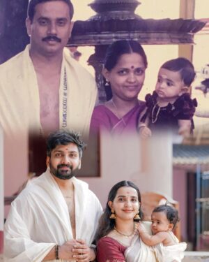 Malavika Krishnadas Instagram - ഗുൽസൂന്റെ ചോറൂണ് 😘🧿❤️
.
.

PC : @bhavinesh_bharathan 🎥
Gulsu’s Dress & Blouse : @vasudevan.arun ❤️

#choroonu #gulsu #Rutvi