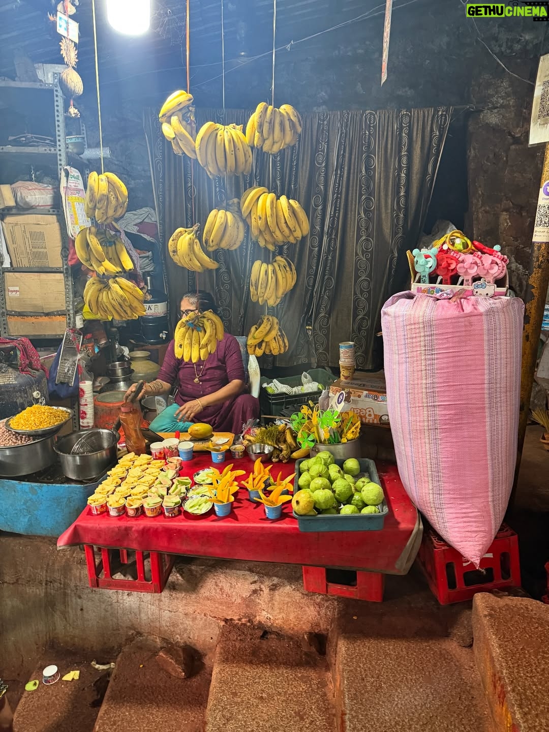 Manasa Varanasi - 43K Likes - First time climbing the hills to Tirumala - core memory for life 🌸 To every squirrel, monkey, small temple, fruit seller, sculpture and fellow pilgrim, I see you, I carry a piece of your grace with me 🤍

PC @anudeep_munna 

#gratitude #blessed 
#instagood #instamood 
#govinda #love