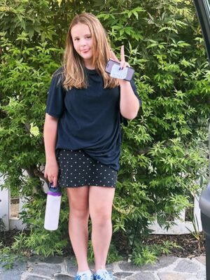 Mandy Teefey Instagram - Miss Gs first day of Jr High!!! XO