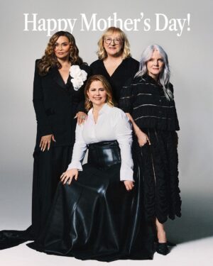 Mandy Teefey Instagram - Happy Mother's Day! This year, we're honoring our very own #GlamourWOTY—the moms. They raised the world's biggest superstars. Now, they're telling their own stories. At the link in bio, hear from Donna Kelce, Maggie Baird, Mandy Teefy, and Tina Knowles about their journey through motherhood. 

Photos: Danielle Levitt @daniellelevitt
Getty