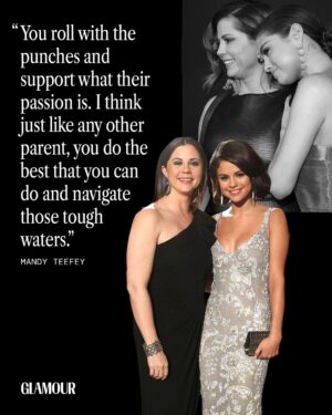 Mandy Teefey Instagram - Happy Mother's Day! This year, we're honoring our very own #GlamourWOTY—the moms. They raised the world's biggest superstars. Now, they're telling their own stories. At the link in bio, hear from Donna Kelce, Maggie Baird, Mandy Teefy, and Tina Knowles about their journey through motherhood. 

Photos: Danielle Levitt @daniellelevitt
Getty