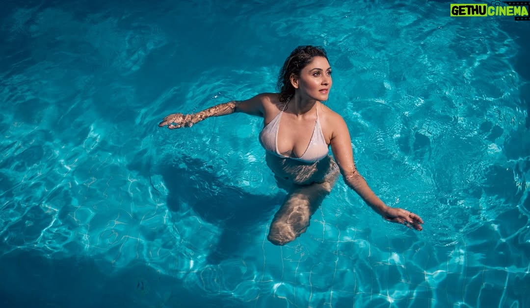Manjari Fadnnis - 9.1K Likes - ‘Coz i was born a Waterbaby, swimming with these times. 
The grooves that turn the grey to sunshine. 
Coz i will live through days that break me swimming with these times. 
The grooves that turn the grey to sunshine.’ 
-Tom Misch
🩵🩵🩵🩵🩵

📸 @rakeshsidana 

#swim #poolside #summer #waterbaby