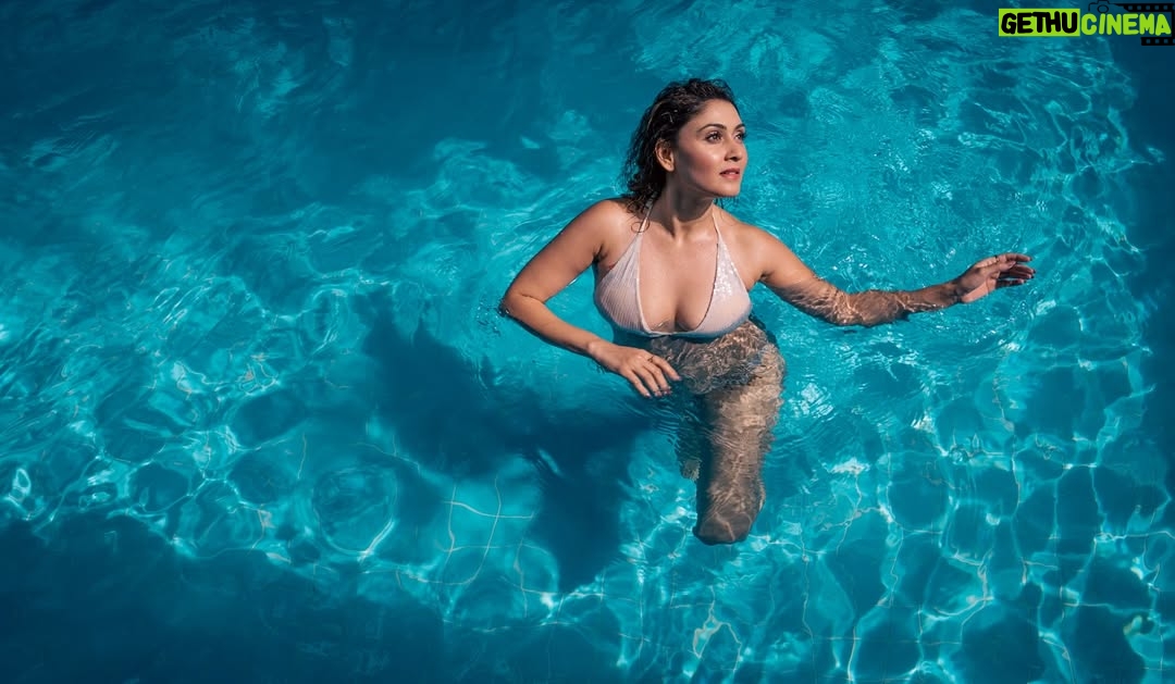 Manjari Fadnnis - 9.1K Likes - ‘Coz i was born a Waterbaby, swimming with these times. 
The grooves that turn the grey to sunshine. 
Coz i will live through days that break me swimming with these times. 
The grooves that turn the grey to sunshine.’ 
-Tom Misch
🩵🩵🩵🩵🩵

📸 @rakeshsidana 

#swim #poolside #summer #waterbaby