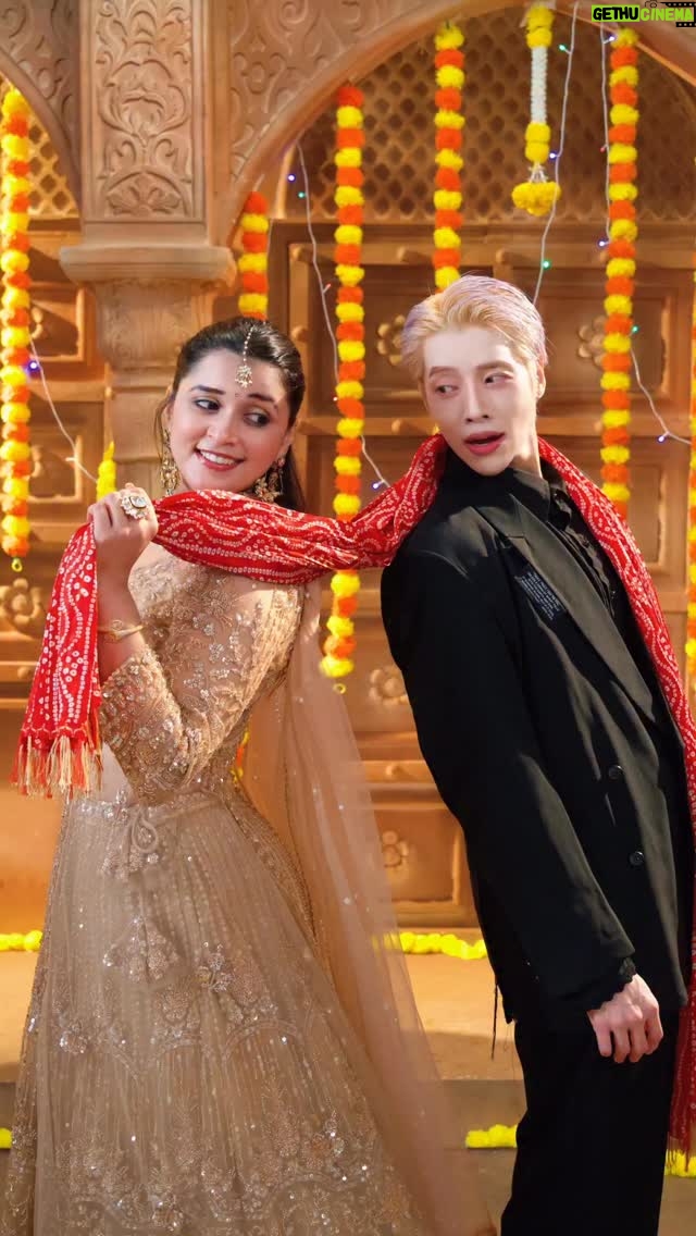 Mannara - 751.4K Likes - When Anjali meets her Korean Rahul… 💌✨
Bollywood ki vibes   K-drama feels = Sharangiyo 🫶🏻
#AnjaliTrend 

#AnjaliTrend #Rahul #Anjali #Bollywood #moviescenes #srk #kajol #friendshipgoals #bestfriends #friendstoloverstrope #love #KuchKuchHotaHai #Collegeromance #90sBollywood #Bollywoodnostalgia #weddingsongs #sangeetlook #TrendingReels #CoupleGoals #Explore