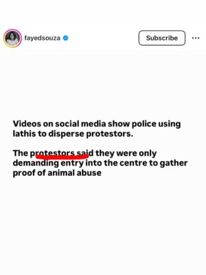 Mansha Bahl Instagram - Despite of tons of evidence circulating on Social media since last night about live dog slaughter in Rohini, Delhi , but looks like Madam only has access to posting content only , unaware of watching, seeing, reading , informed or researching “evidence” or “facts” .
“Locals believed”
“Activists Said”
“Protesters said”.
Dirty politics is being played on us, & voiceless. #savedelhincrdogs #rohini27