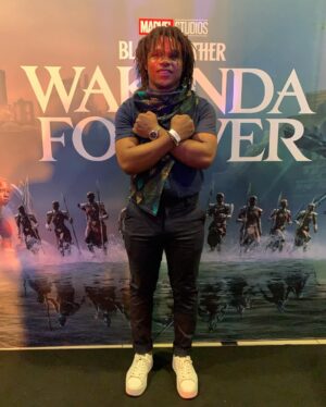 Mapula Mafole Instagram - The other night at #Wakandaforever premier with my bestie @philadlozi 😊

Thank you so much @mellona_creations for the gorgeous gorgeous dress i love your work😍😍❤️❤️❤️

Thank you to my hair plug @esonaturals6 for always making sure my hair looks fresh ☺️🥰❤️❤️❤️❤️❤️

👗: @mellona_creations 
👩🏾‍🦱: @esonaturals6