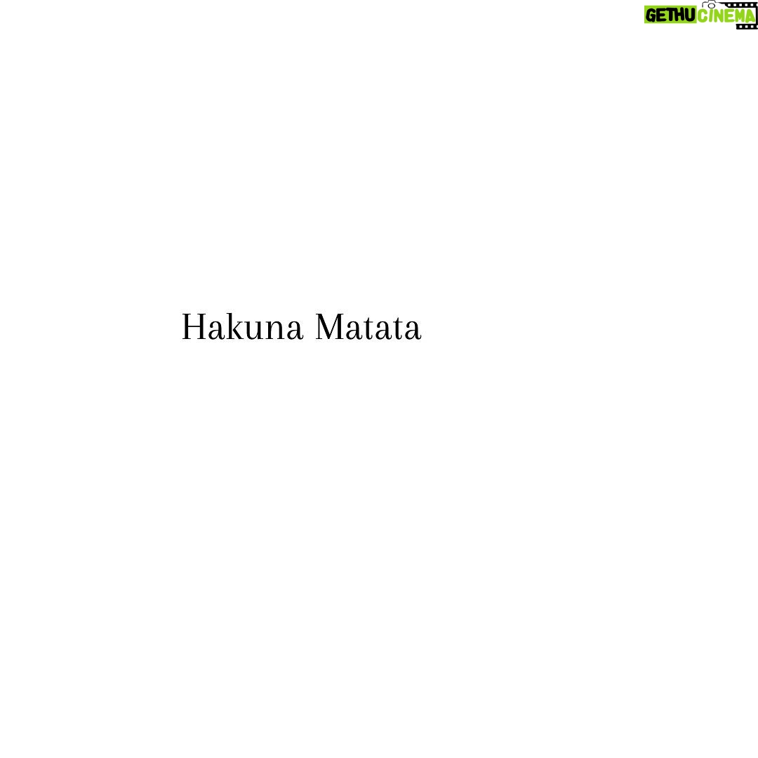 Mapula Mafole - 1.3K Likes - It means no worries…