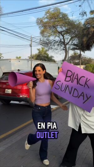 María Pía Copello Instagram - 🎃 ¡Black Sunday regresa este domingo 26!
Aprovecha hasta 70% de descuento en muchísimos productos del Pia Outlet...
🖤 Halloween 70% de dscto
🧥 Disfraces e invierno 40% de dscto
🎄 Viajes y Navidad 20% de dscto
📍Te esperamos en Calle Vulcano 120 dentro de @vulcanopremiumoutlet
🕐 Horario extendido: de 10 am a 6 pm
💻 También en www.piacopellostore.pe
¡No te pierdas las mejores ofertas del año, solo por este domingo! 💥🛍️
#piacopello #blacksunday #descuentos