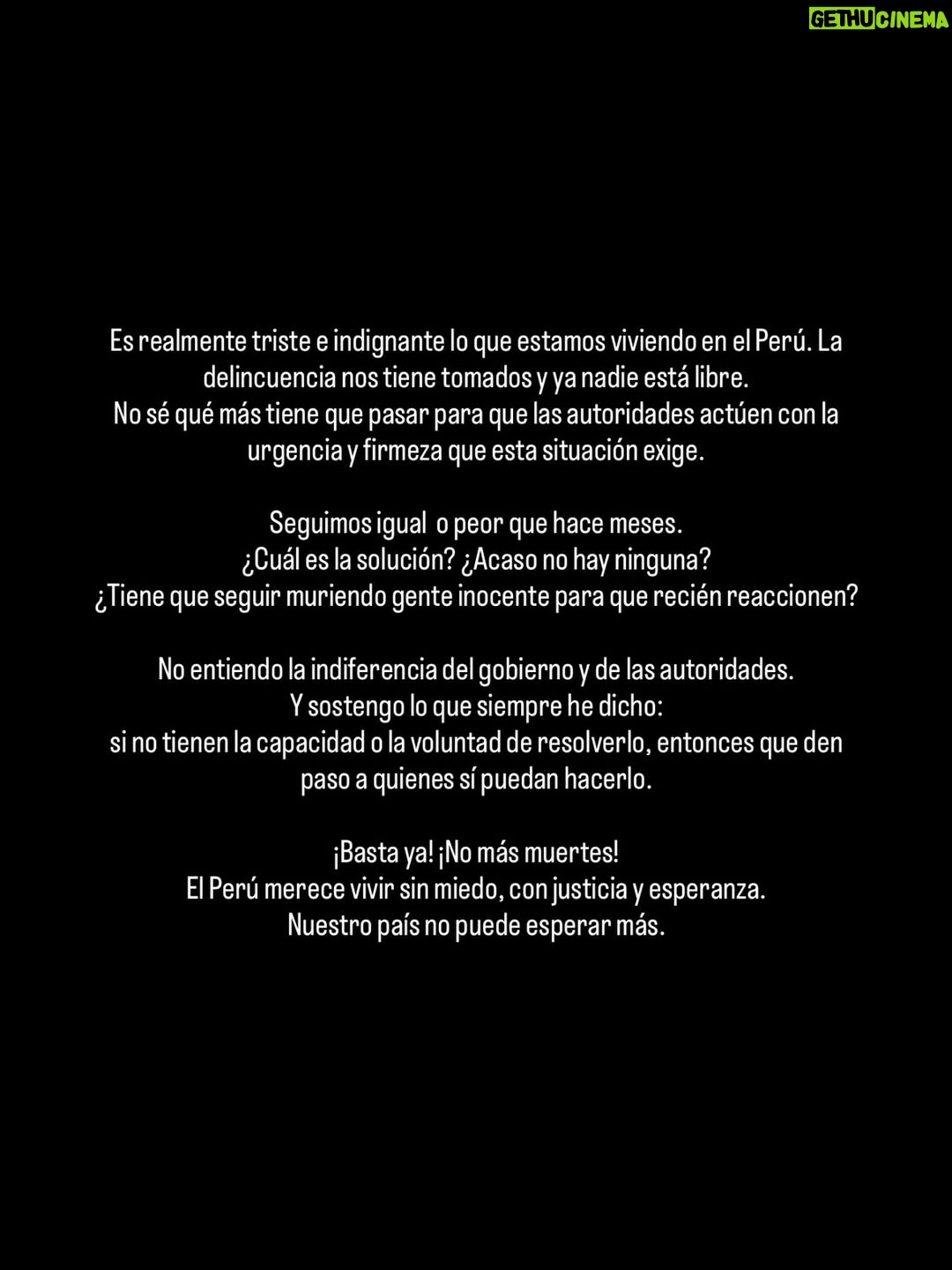 María Pía Copello - 8.2K Likes - Esto lo tenemos que superar juntos 🇵🇪
Pongo mis redes a disposición para informar, apoyar y sumar esfuerzos hacia el cambio que tanto necesitamos.