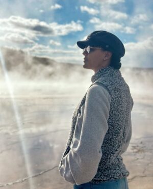 Maria Sten Instagram - roaming wyoming 🦬🤠💙