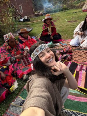 Marina Mazepa Instagram - ✨ My last day in Peru ✨
This incredible woman is 100 years old. She came with her family to make offerings for our bright future journey.
And then—the Temazcal. 🔥🌿 @allin.runa @laanibenet
A traditional sweat lodge ceremony, rooted in ancient indigenous practices, where steam, herbs, prayers, and chants guide you through purification of body, mind, and spirit. It was truly something else—a deep rebirth inside the womb of the earth.
I left Peru with gratitude in my heart, renewed strength in my body, and a reminder that the spirit never ages when it’s rooted in love and intention. 🌎✨
BIG THANK YOU TO @runasimi_st for organizing everything!
.
@yessicasamataapaza
#marinamazepa #peru #perujourney #perutravel