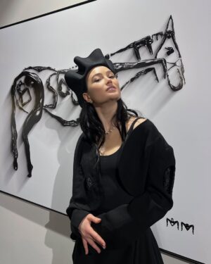 Marina Mazepa Instagram - I’m thrilled to reveal!-> READ. SWIPE. LIKE. SHARE❤️
I spent the last month in Kyiv, witnessing everything firsthand. I used my art and talent to support my country, turning creativity into action!
I am one of the creators of this charity event, raising funds for an M113 armored personnel carrier for the @ab3.army —a crucial vehicle that helps transport troops safely on the battlefield, providing protection and mobility in combat zones.
For this event, I created a solo performance in collaboration with one of Ukraine’s most renowned artists, Anatoliy Kryvolap. @anatolykryvolap I embodied the ‘SOUL’ of one of his most famous paintings, ‘Night Horse,’ symbolizing Ukraine’s unbreakable spirit and resilience. And turned that into my own masterpiece ‘House Soul’ made out of my Body Alphabet.(Living Letters)
Using my Living Letters I created a special emblem for the 3rd Assault Brigade—piecing together their chevron from my body. This masterpiece, personally signed by Andriy Beletsky and myself, was auctioned for 1,000€. (Video 5)
Three of my paintings were sold, including ‘Soul Horse’, which was auctioned for 20,000€, raising crucial funds the ‘Iron Horse’ M113, for 3d Assault Brigade.
I’m beyond grateful to everyone who made this project possible! Huge thanks to the @art_ua_gallery , @alex.rmnk @nataliia_zabolotna8888 and @pandora_studio for bringing this vision to life. A special thank you to my teacher and mentor @sansanichsay , who guided and helped me shape this performance.
Your support, creativity, and dedication made this moment unforgettable.
.
The mission continues—JOIN THE AUCTION! Any of my artworks are opened for sale 25% of the proceeds will go to Ukraine!
.
The Hat and the Outfit by @vozianov.design