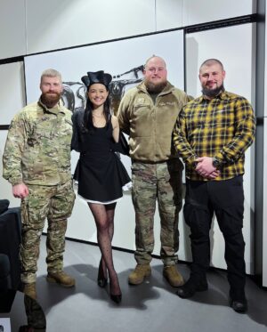 Marina Mazepa Instagram - I’m thrilled to reveal!-> READ. SWIPE. LIKE. SHARE❤️
I spent the last month in Kyiv, witnessing everything firsthand. I used my art and talent to support my country, turning creativity into action!
I am one of the creators of this charity event, raising funds for an M113 armored personnel carrier for the @ab3.army —a crucial vehicle that helps transport troops safely on the battlefield, providing protection and mobility in combat zones.
For this event, I created a solo performance in collaboration with one of Ukraine’s most renowned artists, Anatoliy Kryvolap. @anatolykryvolap I embodied the ‘SOUL’ of one of his most famous paintings, ‘Night Horse,’ symbolizing Ukraine’s unbreakable spirit and resilience. And turned that into my own masterpiece ‘House Soul’ made out of my Body Alphabet.(Living Letters)
Using my Living Letters I created a special emblem for the 3rd Assault Brigade—piecing together their chevron from my body. This masterpiece, personally signed by Andriy Beletsky and myself, was auctioned for 1,000€. (Video 5)
Three of my paintings were sold, including ‘Soul Horse’, which was auctioned for 20,000€, raising crucial funds the ‘Iron Horse’ M113, for 3d Assault Brigade.
I’m beyond grateful to everyone who made this project possible! Huge thanks to the @art_ua_gallery , @alex.rmnk @nataliia_zabolotna8888 and @pandora_studio for bringing this vision to life. A special thank you to my teacher and mentor @sansanichsay , who guided and helped me shape this performance.
Your support, creativity, and dedication made this moment unforgettable.
.
The mission continues—JOIN THE AUCTION! Any of my artworks are opened for sale 25% of the proceeds will go to Ukraine!
.
The Hat and the Outfit by @vozianov.design